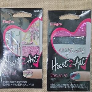 Heart 2 Art Nail Art Kit – Pink Accents
